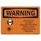 Signmission OSHA WARNING Sign, Laser Glasses Required, 10in X 7in Rigid Plastic, 10" W, 7" H, Landscape OS-WS-P-710-L-12232 - alternate 1
